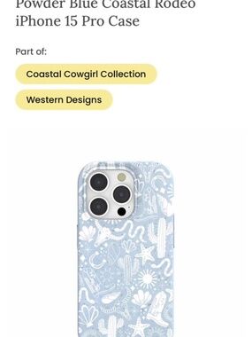 Pela phone case coastal cowgirl